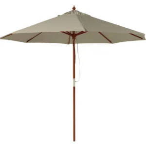 sombrilla beige en renta