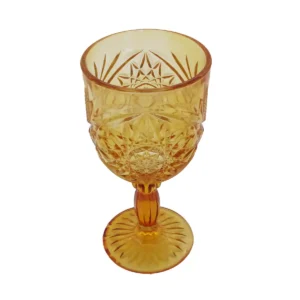 Cristal cortado ambar
