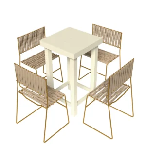 Periquera beige 4 pers.